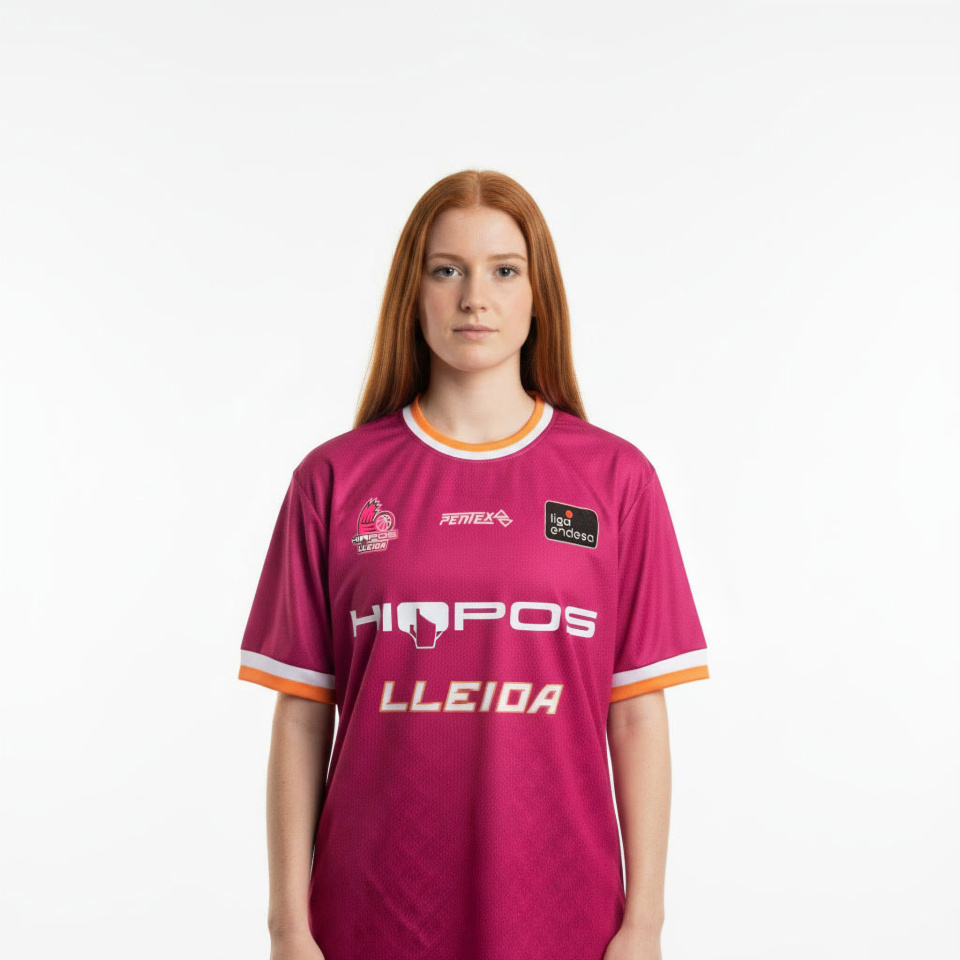 CAMISETA MANGA CORTA BURDEOS