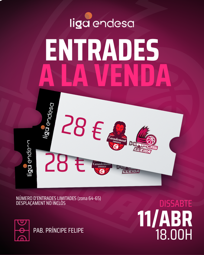 ENTRADA CASADEMONT ZARAGOZA